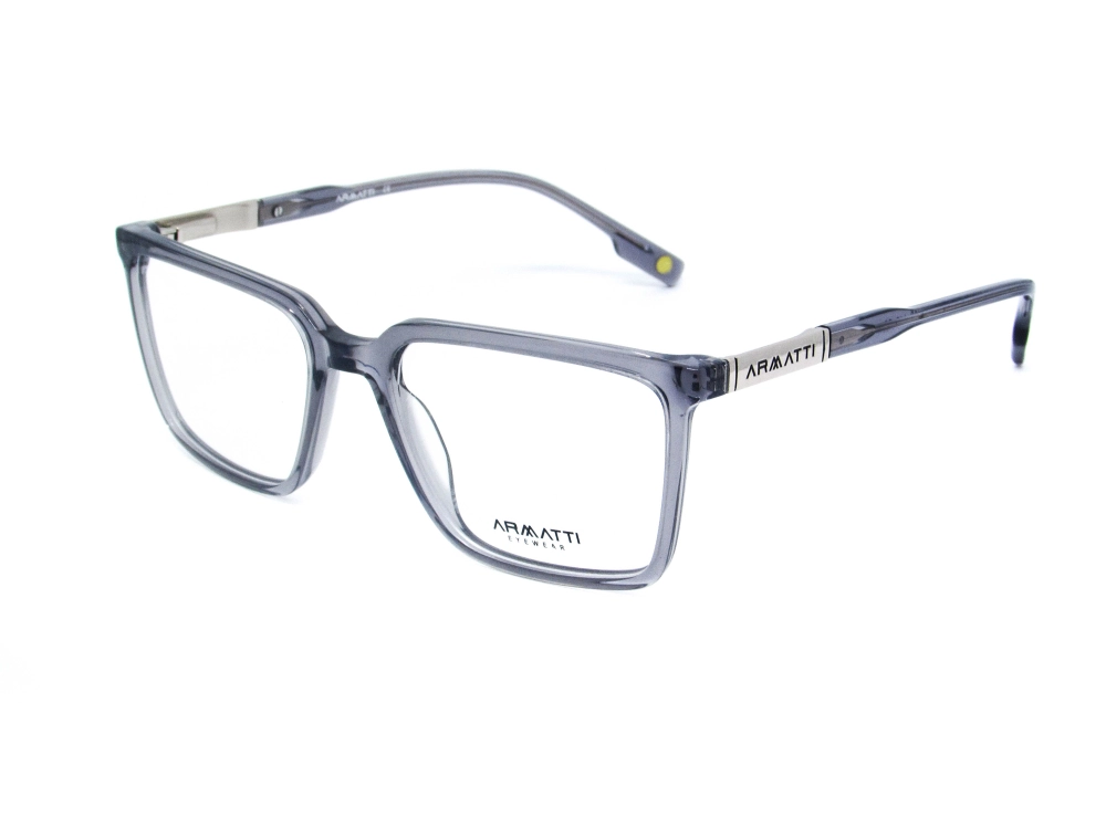 Armação Armatti Retangular Grafite — óculos disponível no Mercadão dos Óculos em Itu