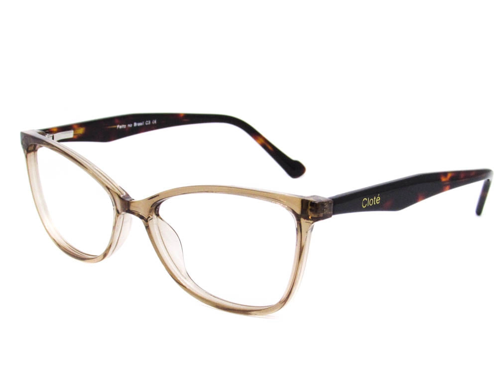 Armação Cloté Acetato Bordô — óculos disponível no Mercadão dos Óculos em Itu