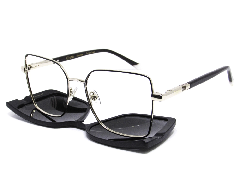 Armação Cloté Clipon Magnético — óculos disponível no Mercadão dos Óculos em Itu