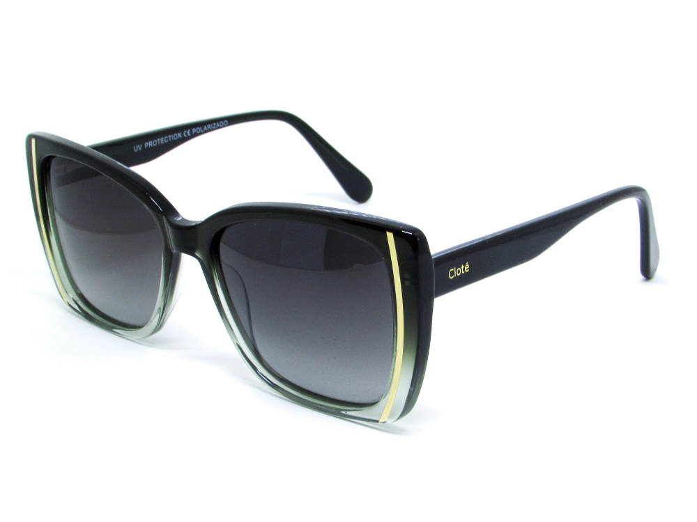 Óculos de Sol Cloté Polarizado Retangular — óculos disponível no Mercadão dos Óculos em Itu
