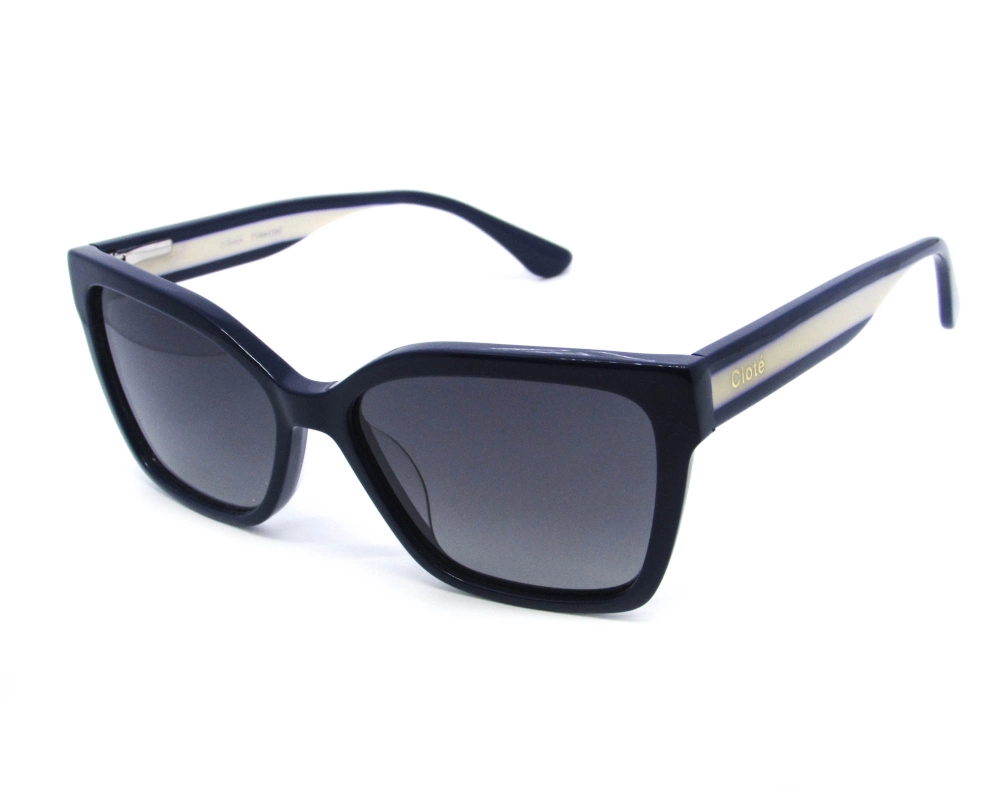 Óculos de Sol Cloté Quadrado Preto — óculos disponível no Mercadão dos Óculos em Itu